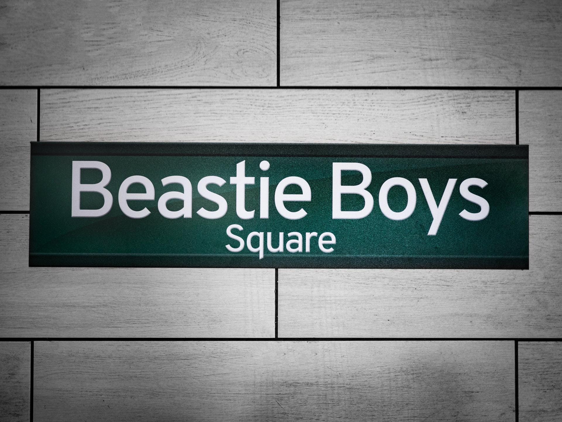Custom Beastie Boys Square Aluminum Street Sign - Etsy