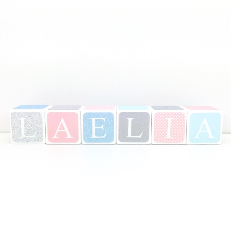 Custom Baby Name Baby Blocks Nursery Baby Shower Gift Etsy Custom Baby Name Baby Blocks Nursery Baby Shower Gift Etsy