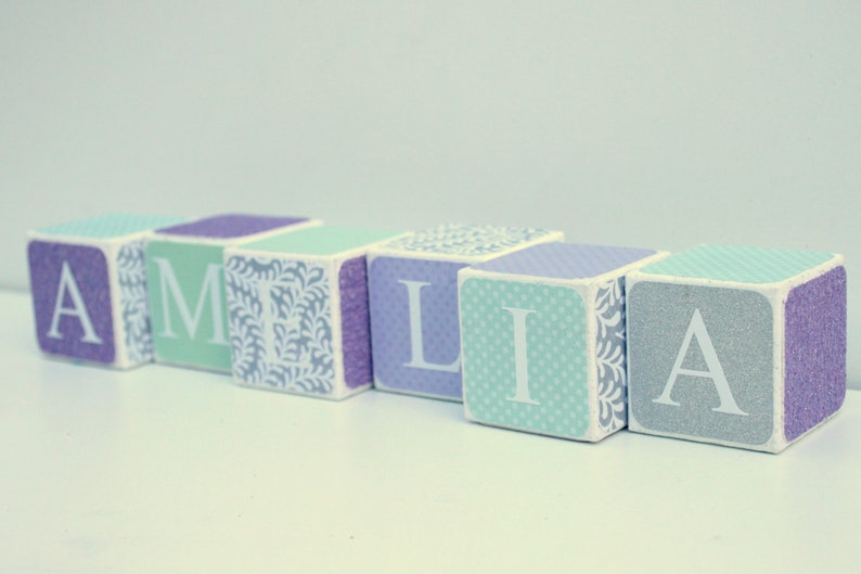 Custom Baby Name Baby Blocks Nursery Baby Shower Gift Etsy Custom Baby Name Baby Blocks Nursery Baby Shower Gift Etsy