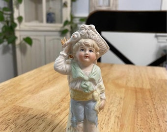 Antique German Bisque Toothpick Holder