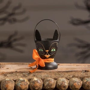 Bethany Lowe Designs - Large Black Cat Soiree