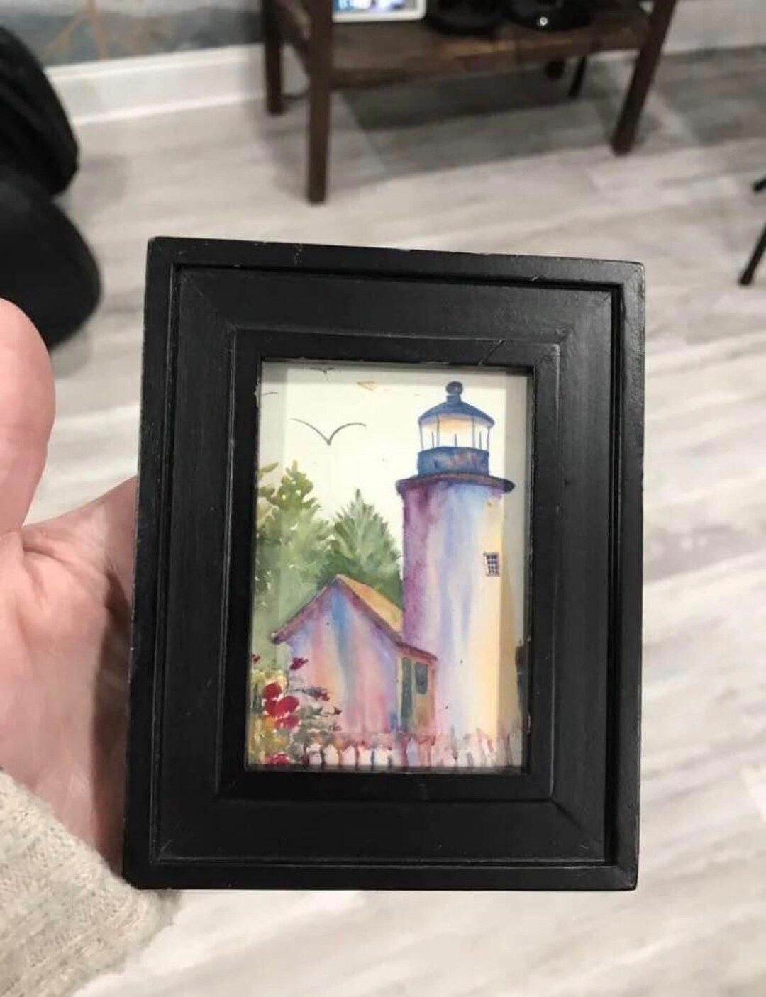 Original Watercolor Painting of Lighthouse - Etsy