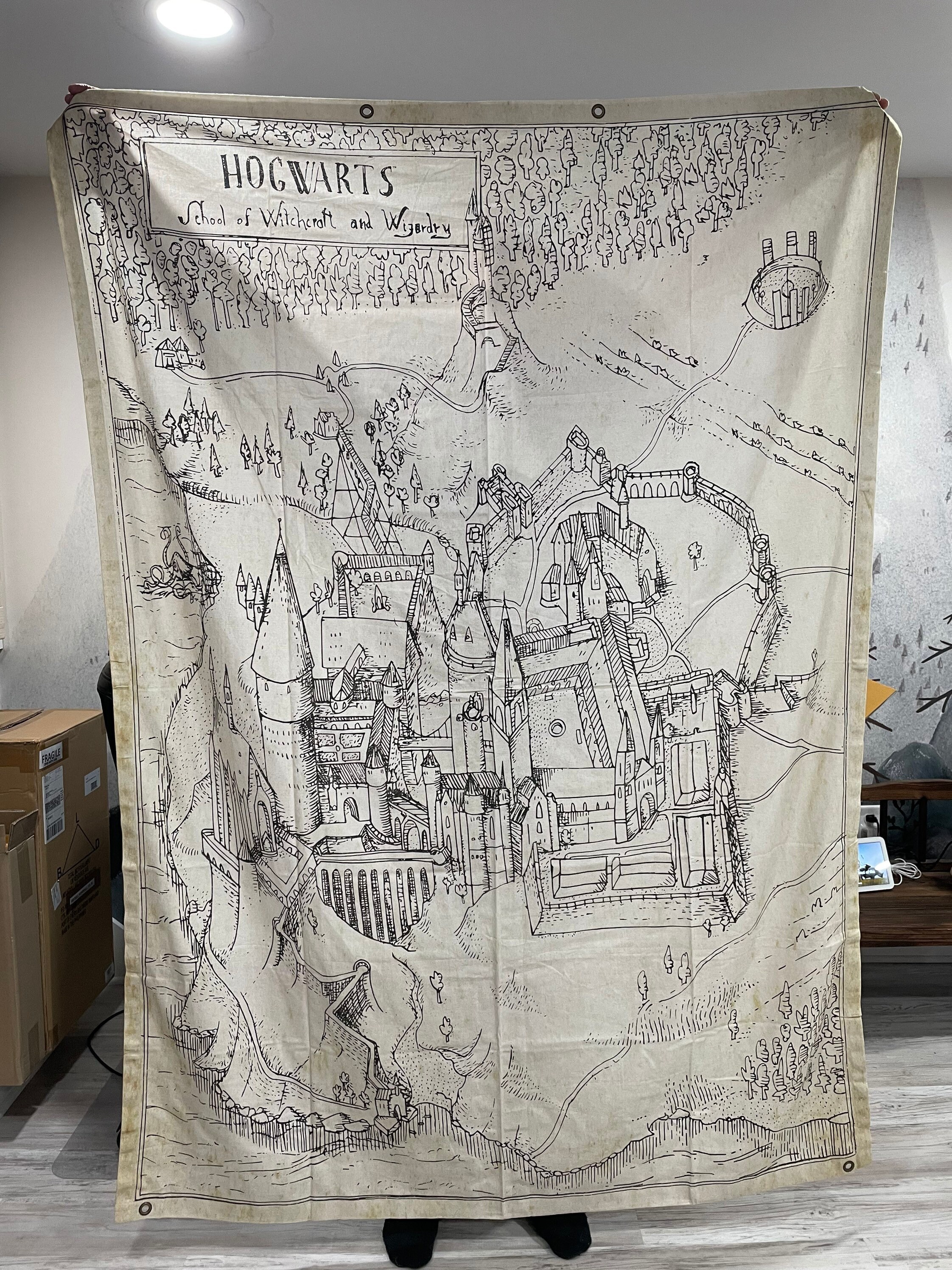 Hogwarts School Of Witchcraft And Wizardry Map