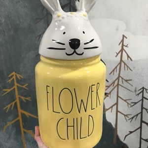 Bunny Flower Child Spring Canister