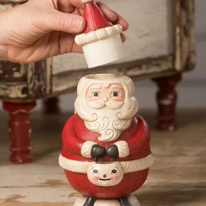 Bethany Lowe St. Nick Jolly Jar