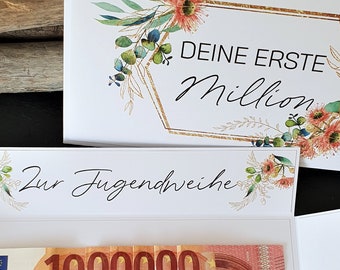 Money Gift for Confirmation | First Million | Confirmation Gift | Explosion Box Money Gift | Personalized Gift