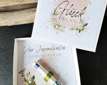 Geldgeschenk Jugendweihe | Geschenk Jugendweihe | Geschenkbox Jugendweihe Geldgeschenk | individualisiertes Geschenk boho