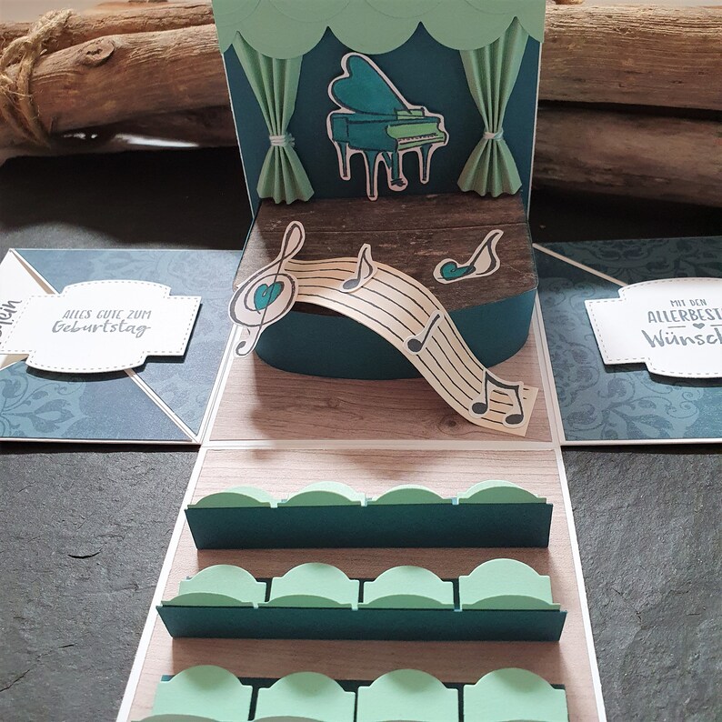 Explosionsbox Geburtstag Konzertkarten Musical Etsy