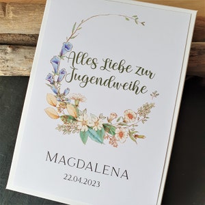 Geldgeschenk Jugendweihe Geschenk Jugendweihe Geschenkbox Jugendweihe Geldgeschenk individualisiertes Geschenk boho Bild 3