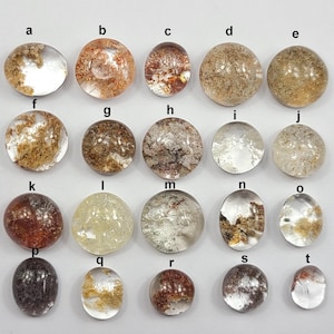 Garden Quartz Cabochons • Lodolite Inclusion Quartz • Choose A–T