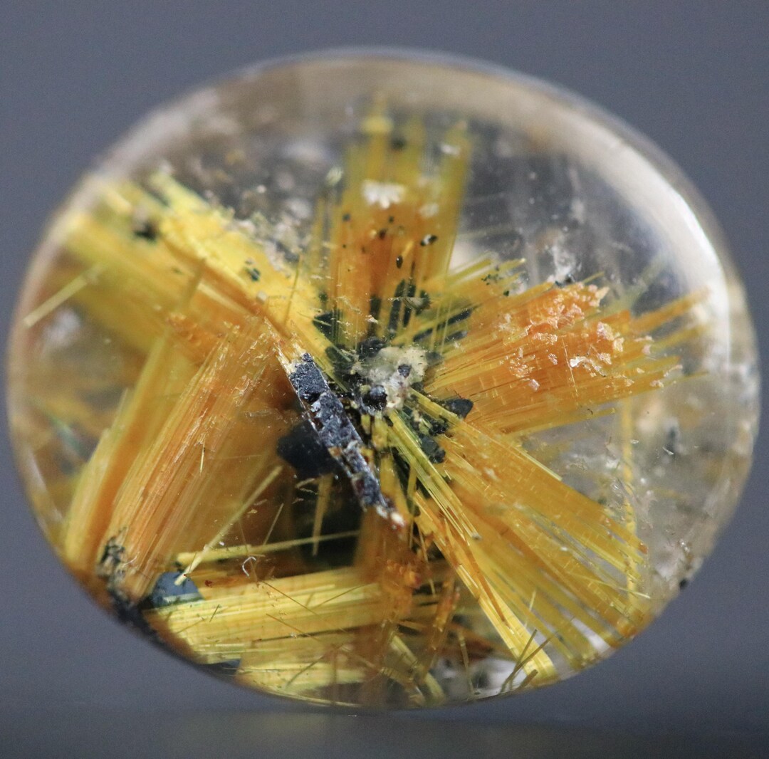 Star Rutile Gold Star Rutile Quartz With Hematite for Energy Amplification and ...