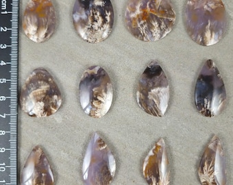 Purple Chalcedony Cabochon: Sage Agate Gemstone for Jewelry Making, Choose Your Cabochon (35-40mm)