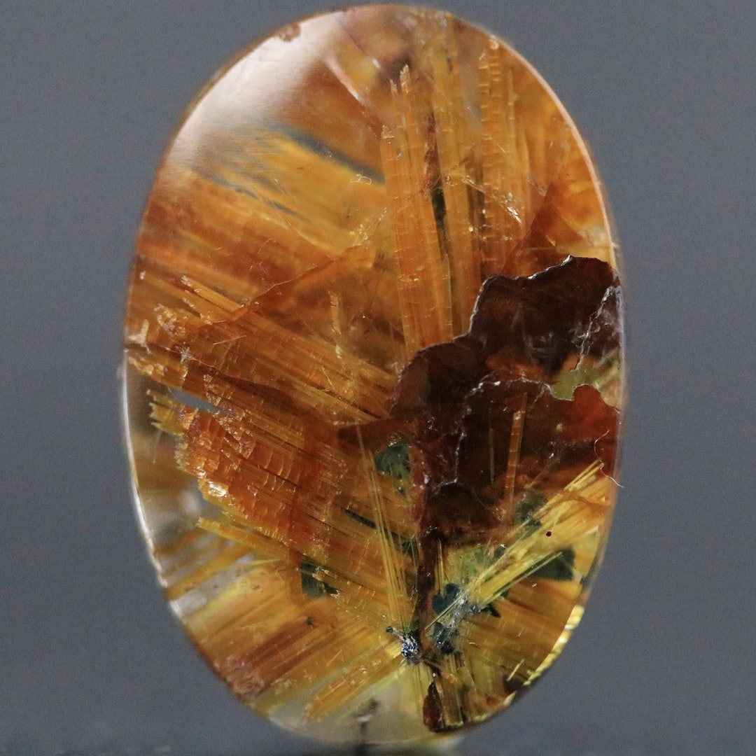 Venus Hair Gemstone Gold Rutile Quartz and Hematite Beautiful Stone ...