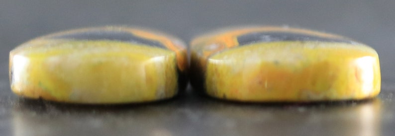 Bumblebee Agate Pair Volcanic Natural Gemstone