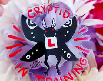 Cryptid in Training Keyring