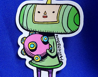 Katamari Prince Sticker - cute PlayStation nerd geek gamer gaming cute kawaii Keita takahashi Nintendo fan game games katamari damacy japan