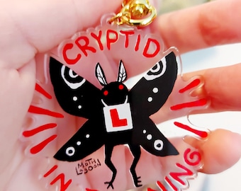 Cryptid in Training Keyring