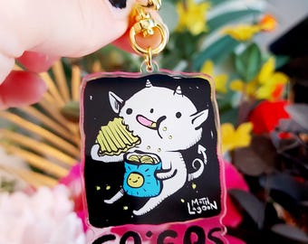 Crisps Demon Keyring