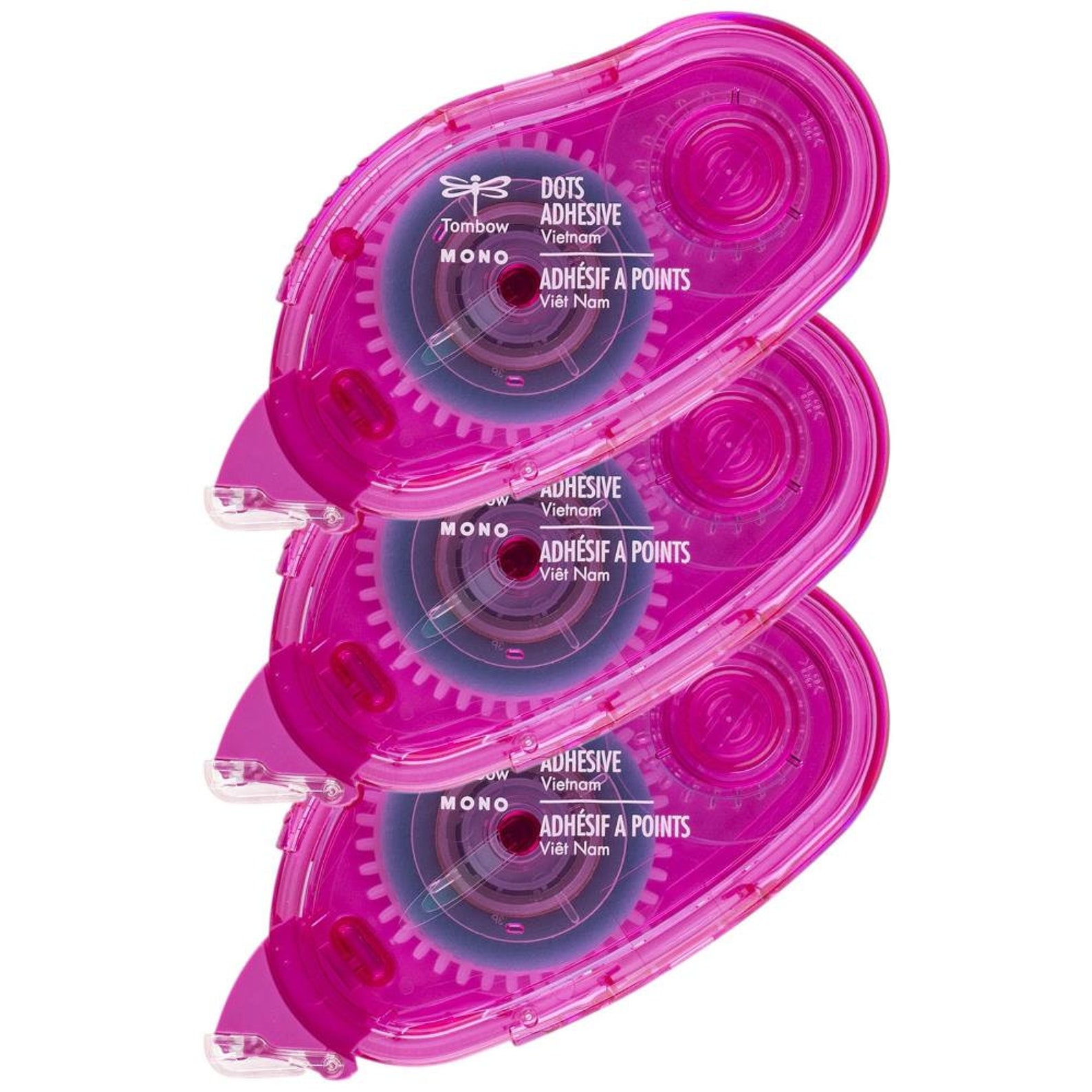 Tape Runner REFILL Tombow Permanent Adhesive Pink Dispenser Value Pack