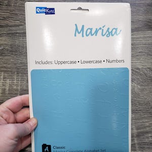 ABC-stansset Marisa Classic QuicKutz enigszins GEBRUIKT in originele verpakking Zeldzaam Niet meer leverbaar
