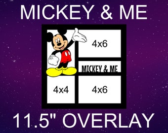 Mickey & Me CHARACTER OVERLAY Frame KIT