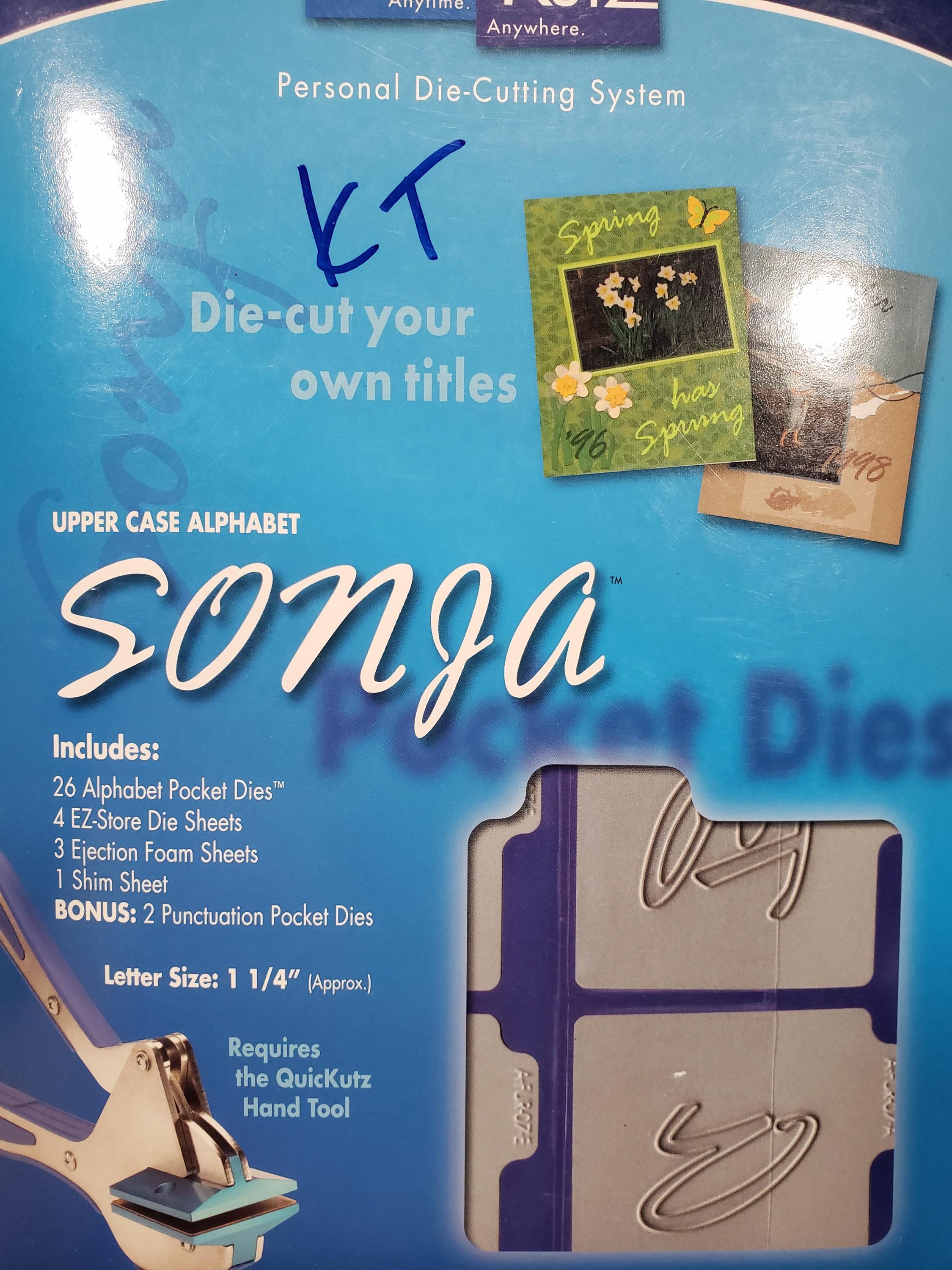 quickutz  アルファベットダイ☆Finale QuicKutz Finale Grand Complete Album Die Set Alphabet