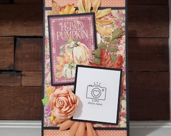 DIGITAL DOWNLOAD!!! 5x9 Graphic 45 Hello Pumpkin Folio Album Video Tutorials