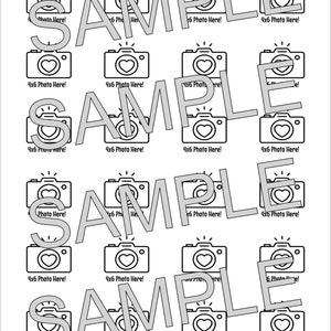 DIGITAL DOWNLOAD!!! 4x6 Photo Here Stickers PDF - Etsy