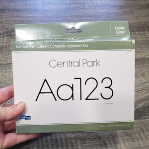 Conjunto de matrizes ABC Central Park Classic QuicKutz NOVO na embalagem original Raro Descontinuado