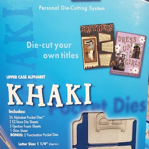 Quickutz Alphabet Dies - Etsy