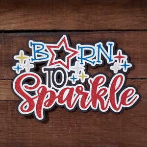 296) Born to Sparkle Disney Layout 2-page 12x12 Scrapbook Page Kit ...