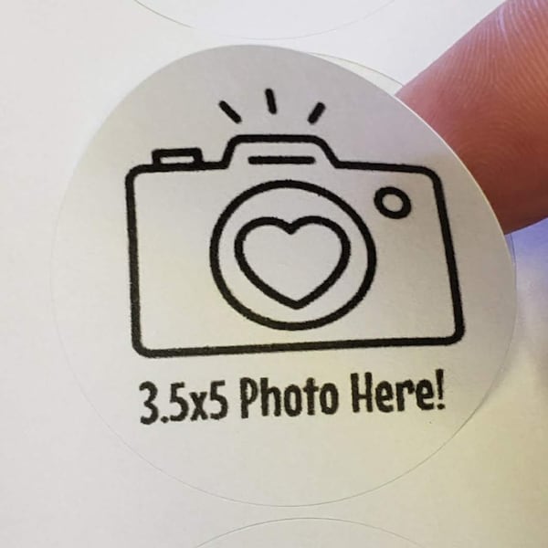 DIGITAL DOWNLOAD!!! 3.5x5 Photo Here Stickers PDF