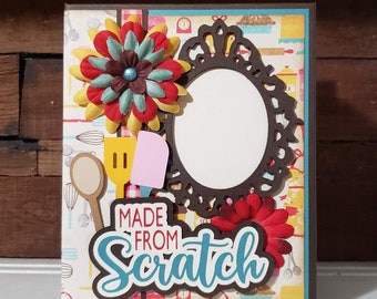 DIGITAL DOWNLOAD!!! 5x7 Recipe Album Made From Scratch Video Tutorials