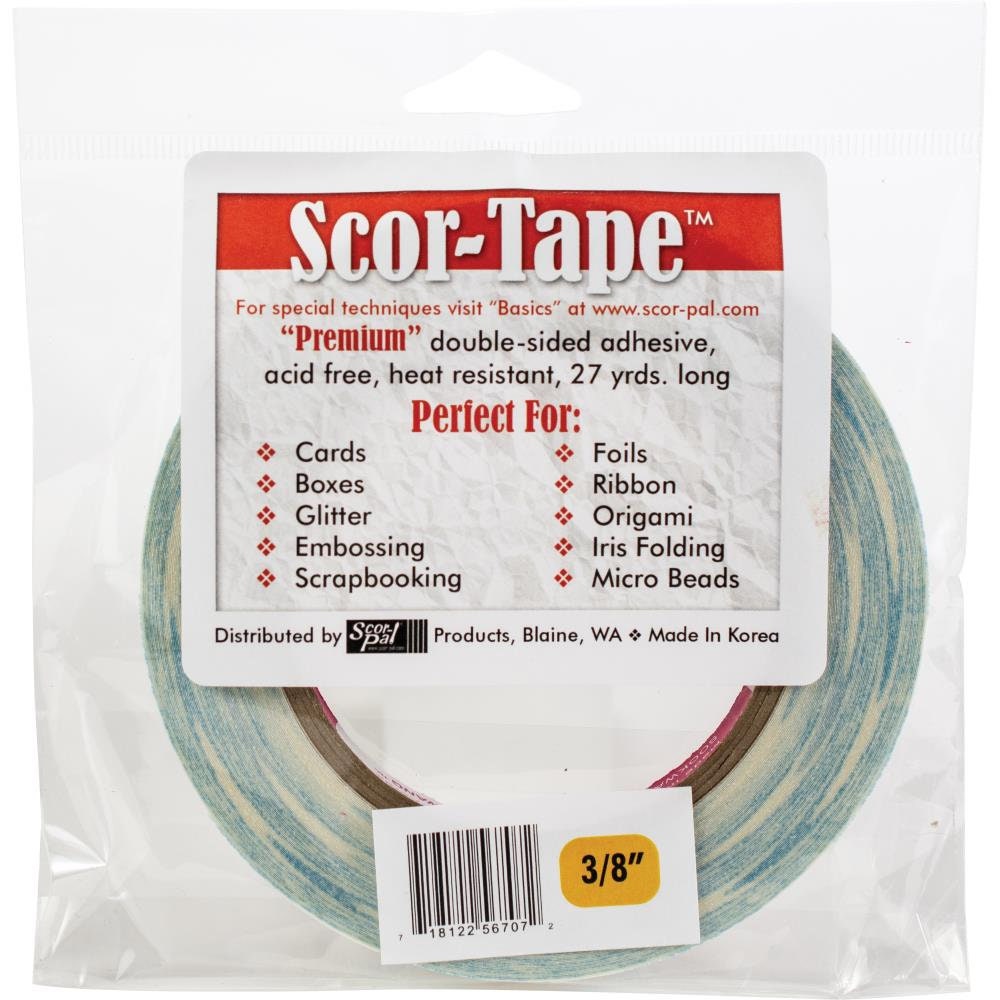 1/8 Inch .125 Inch Scor-tape Scrapbook Double Sided Adhesive 