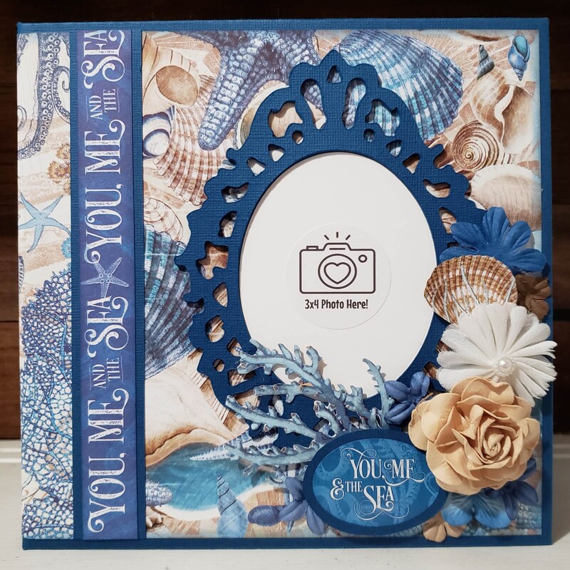 Graphic 45 Collection Pack 8x8 - The Beach Is Calling - Kit Di Carte A Tema Spiaggia Per Scrapbooking E Card Making