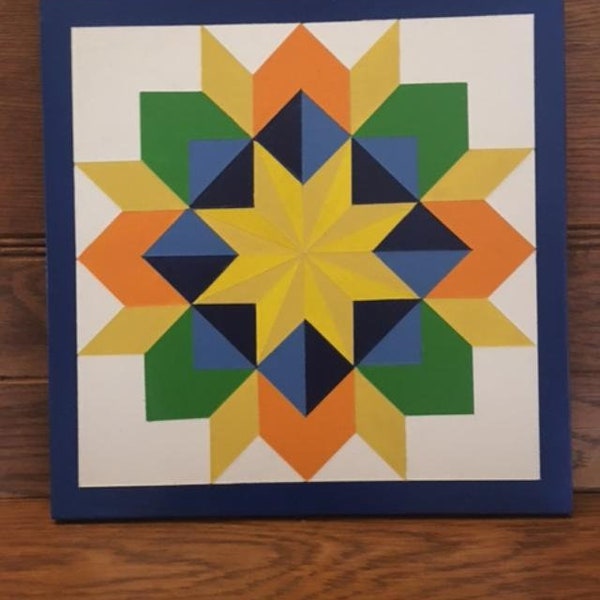 Carpenter Wheel Barn Quilt Etsy