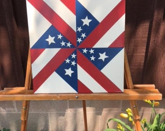 Barn quilts Etsy Army star quilt block