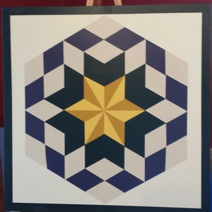 Dutch Tile Barn Quilt, 4 Sizes Available - Free Shipping