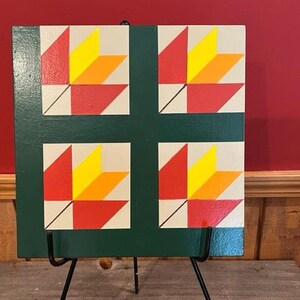 Autumn Leaves Barn Quilt, 4 Sizes Available, Free Shipping