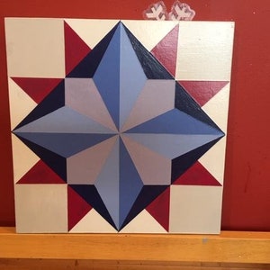Barn Quilt,  4 Sizes Available, Free Shipping