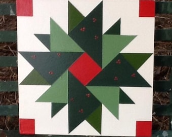 Customizable, Handmade, Exterior Grade Plywood Barn Quilt Garden Art
