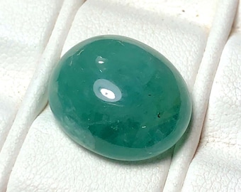 Rarest Grandidierite Cabochon Piedra preciosa Venecia Color Verde - 13.80 Carats