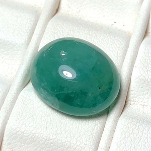 Rarest Grandidierite Cabochon Gemstone Venice Green Color - 13.80 Carats