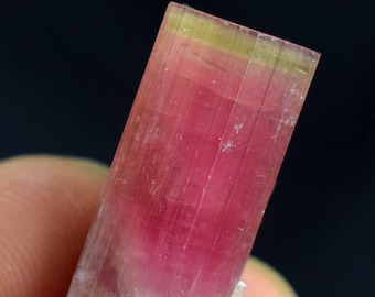 Bi-Color Tourmaline Crystal From Paproke Afghanistan - 30.10 Carats
