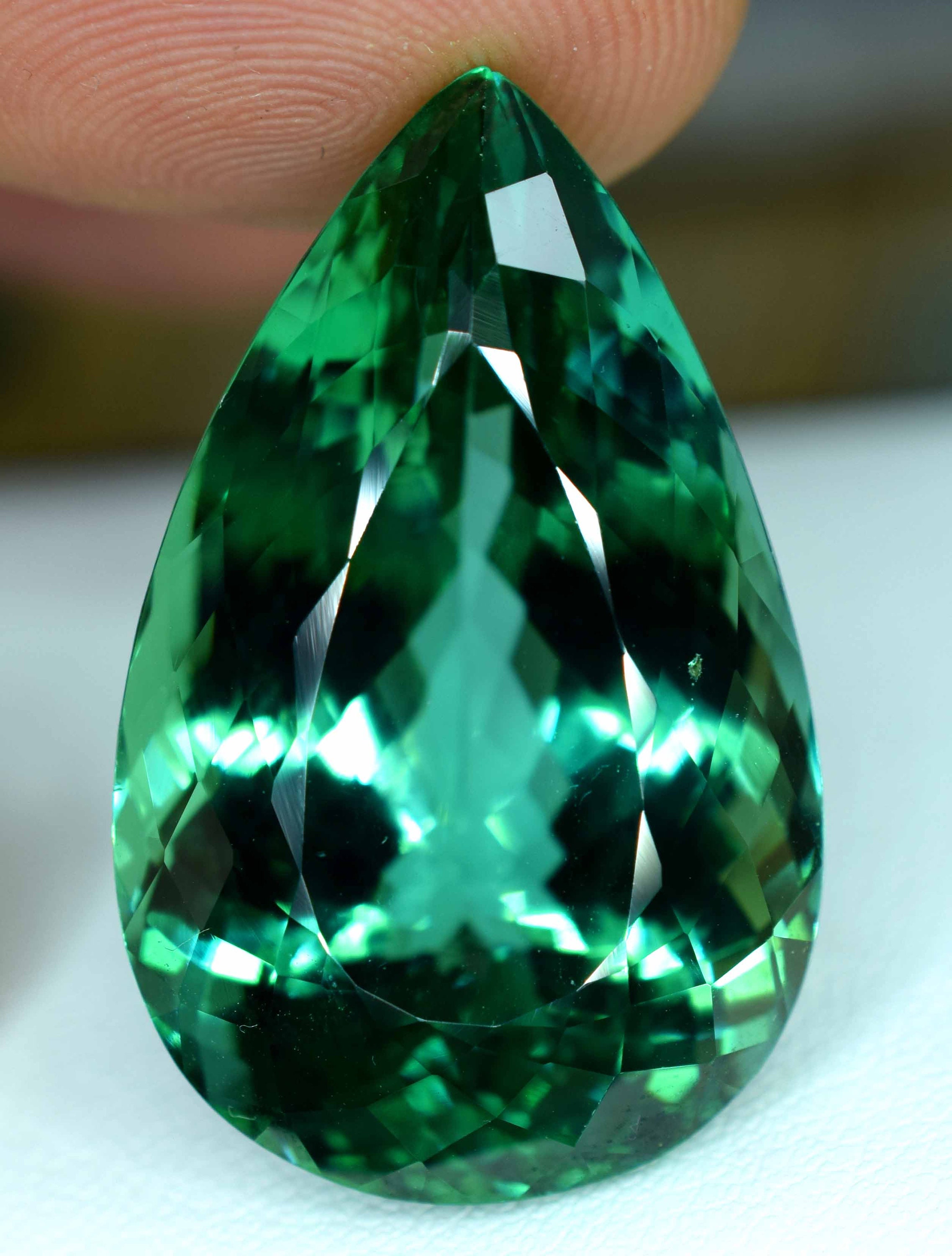 Hiddenite Kunzite Spodumene Loose Gemstone Bluish Green Etsy