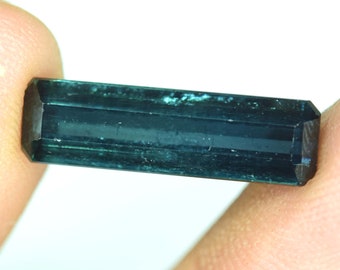 4.90 Carats Indicolite Tourmaline Loose Gemstone From Afghanistan - 19*5*5 mm