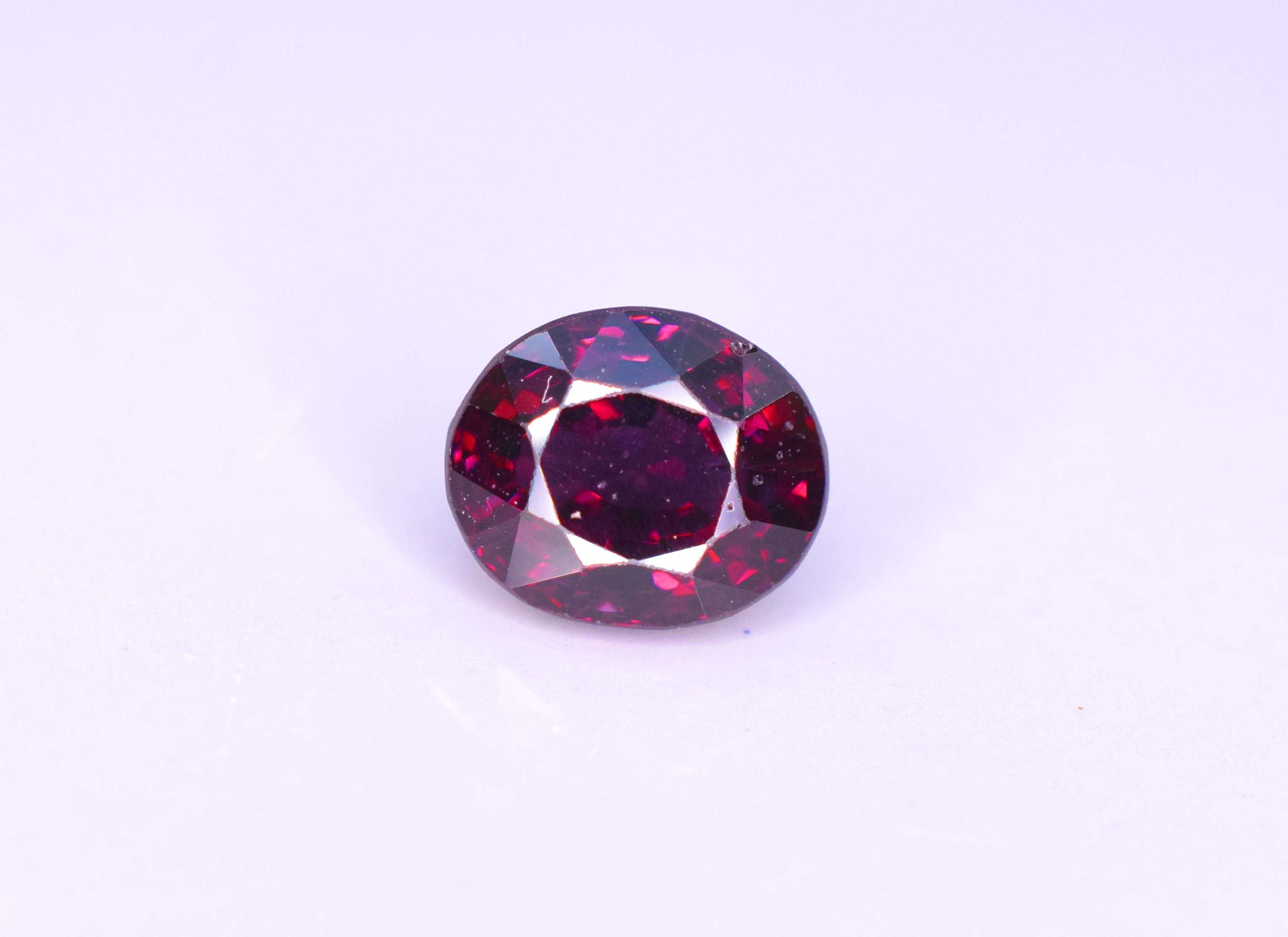 2.85 carats Oval Cut Top Grade Natural Dark Maroon Spinel Loose Gemstone From Africa 9*7*6 mm