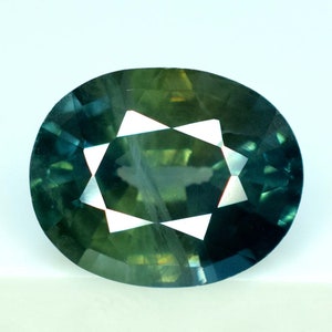 4,40 karaat bi-color Parti Sapphire losse edelsteen uit Australië-11 * 9 * 6 mm