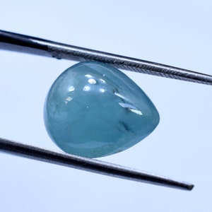 Rare Grandidierite Cabochon Gemstone Pear Cut - 5.90 Carats