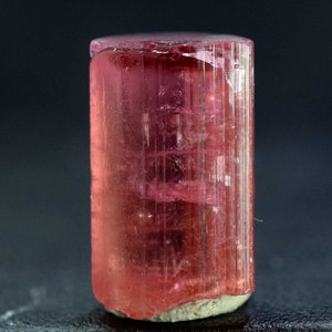 Rubelite , Tourmaline Crystal , 22.75 Carats Terminated And Undamaged Facet Grade Rubelite Tourmaline Crystal - 19*12*12 mm
